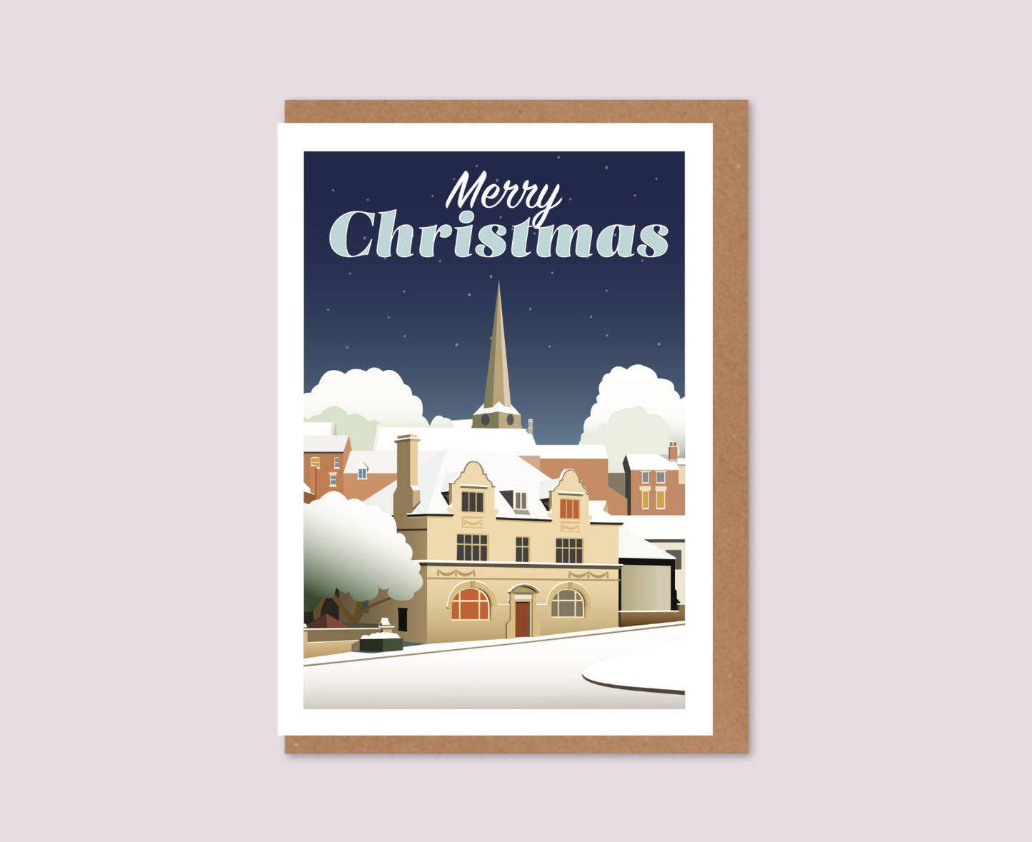 Stroud Christmas Card Town View