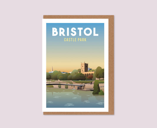 Bristol Castle Park Greeting Card design