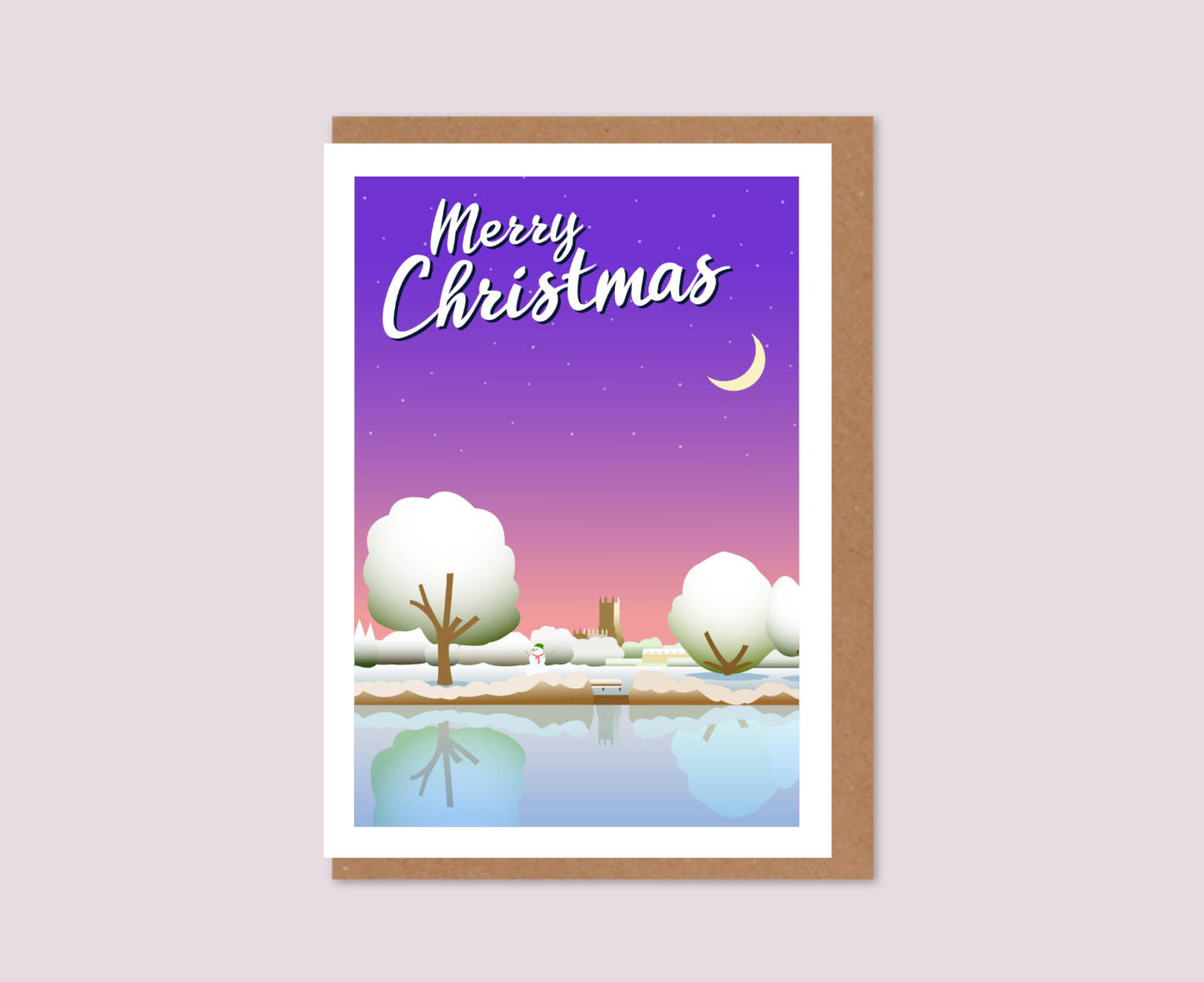 Cirencester Abbey Grounds Christmas Card