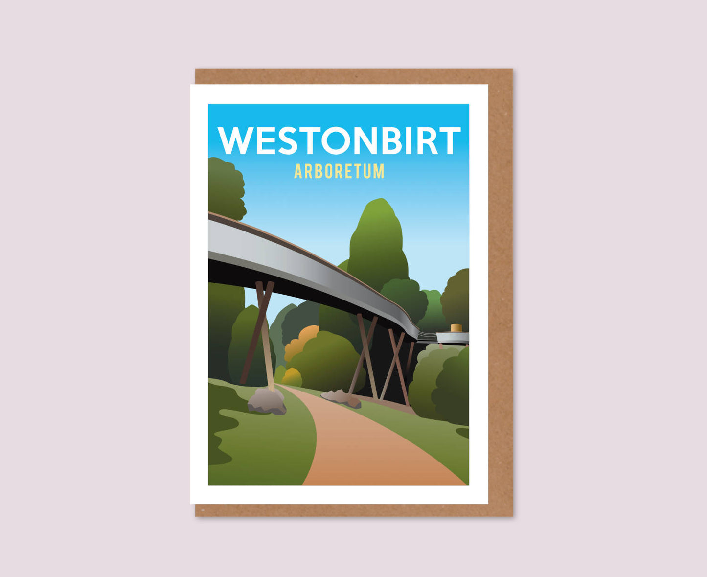 Westonbirt Arboretum Treewalk Greeting Card
