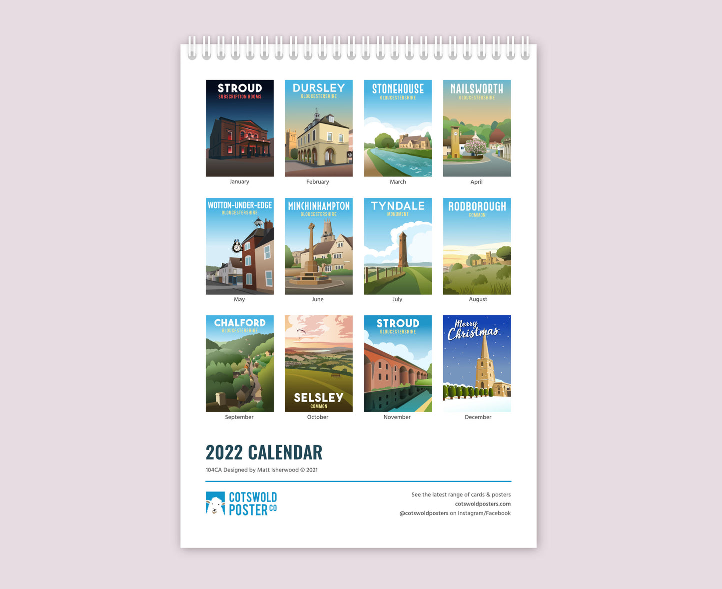Stroud and Around 2022 Calendar back cover