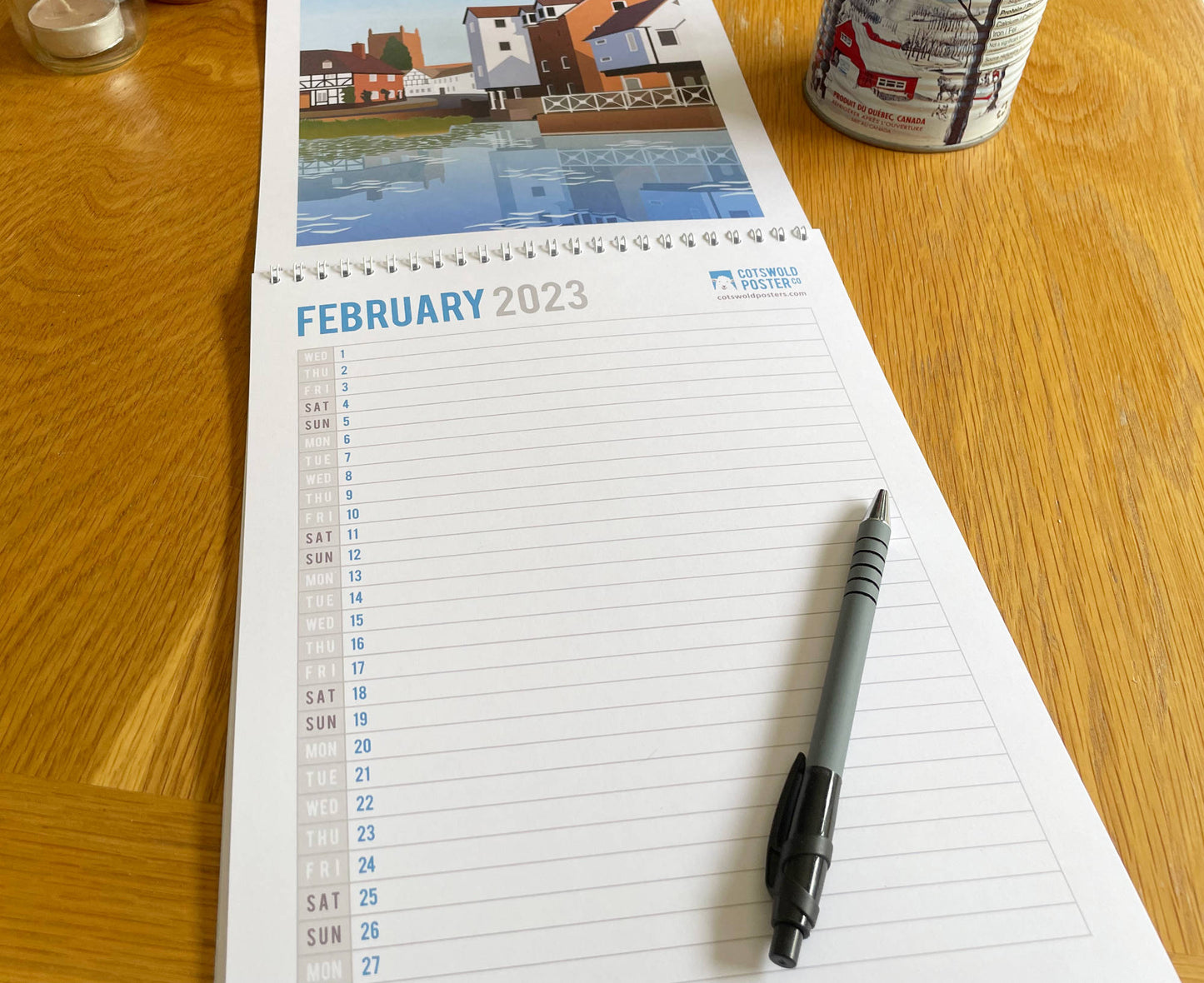 Cotswolds 2023 Calendar month view