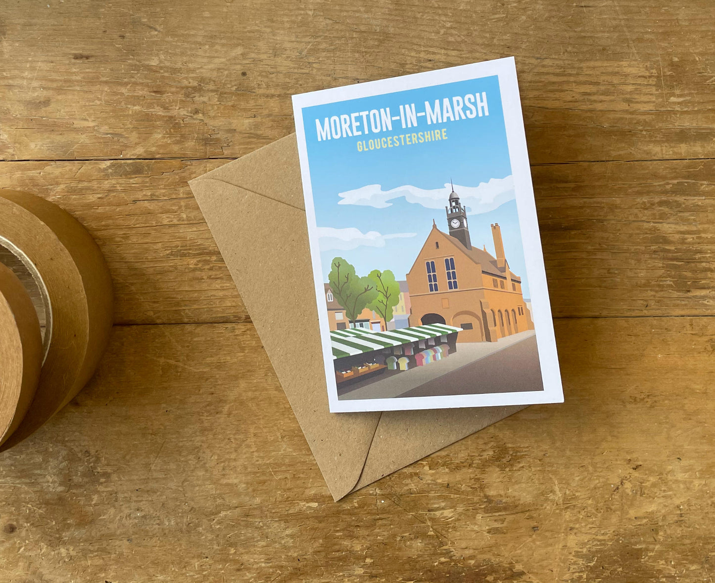 Moreton-in-Marsh Greeting Card with envelope