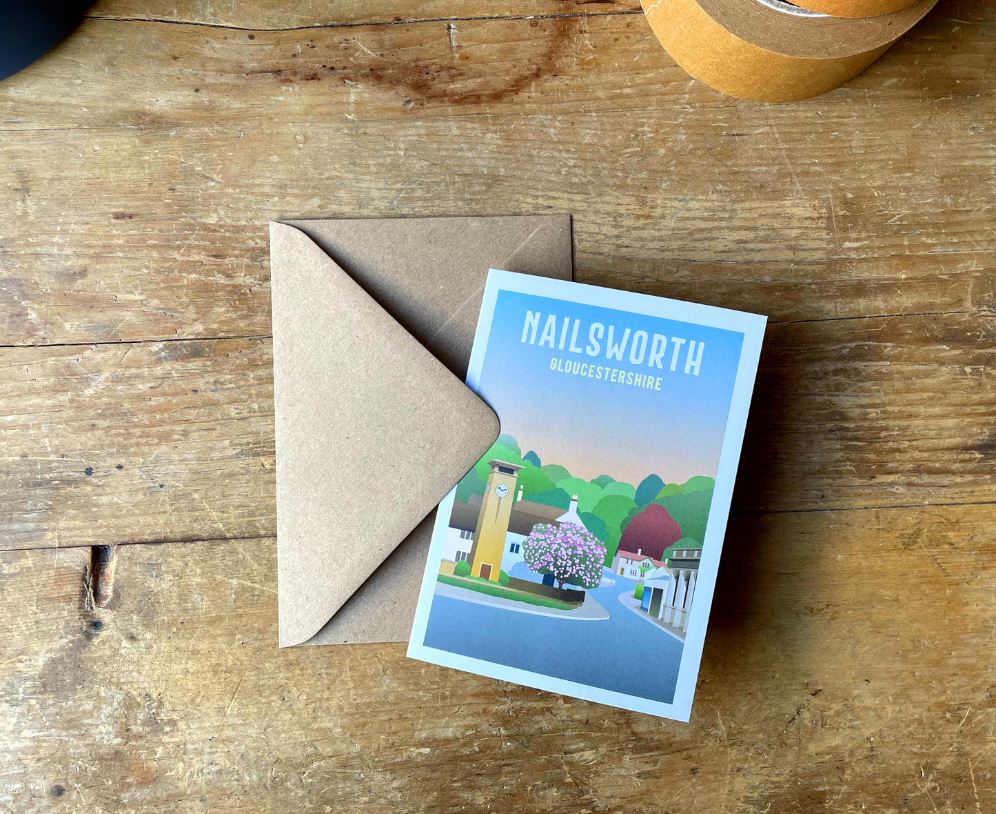 Nailsworth Greeting Card and envelope