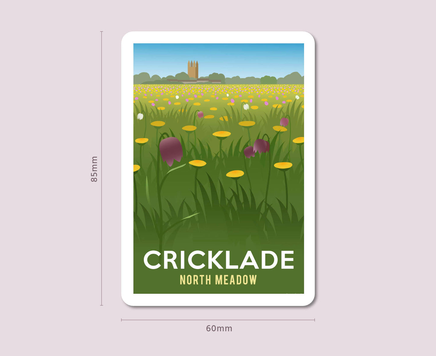 Cricklade North Meadow Fridge Magnet