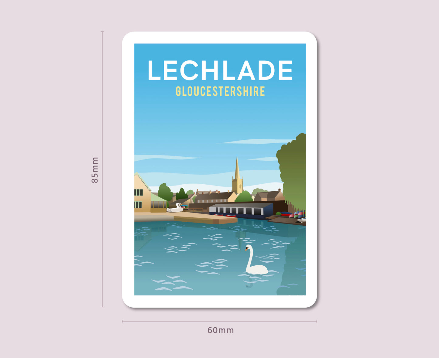 Lechlade Fridge Magnet