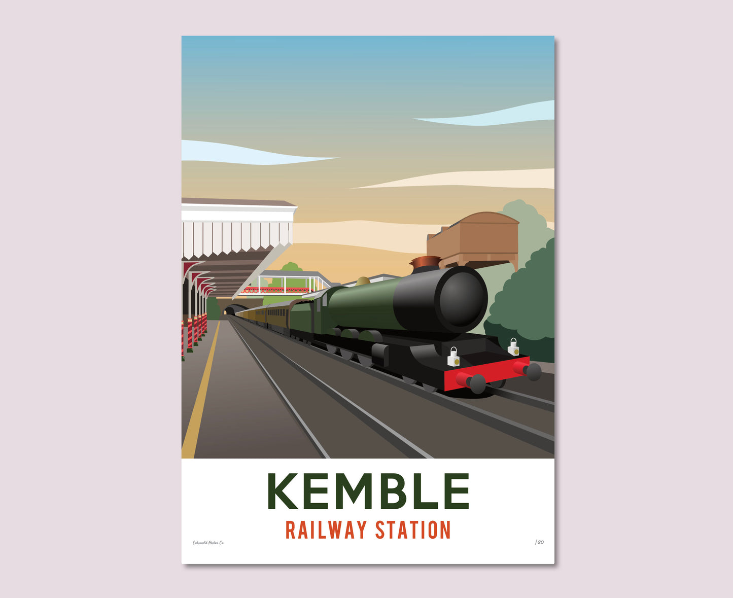 Kemble Railway Station Poster – Limited Edition
