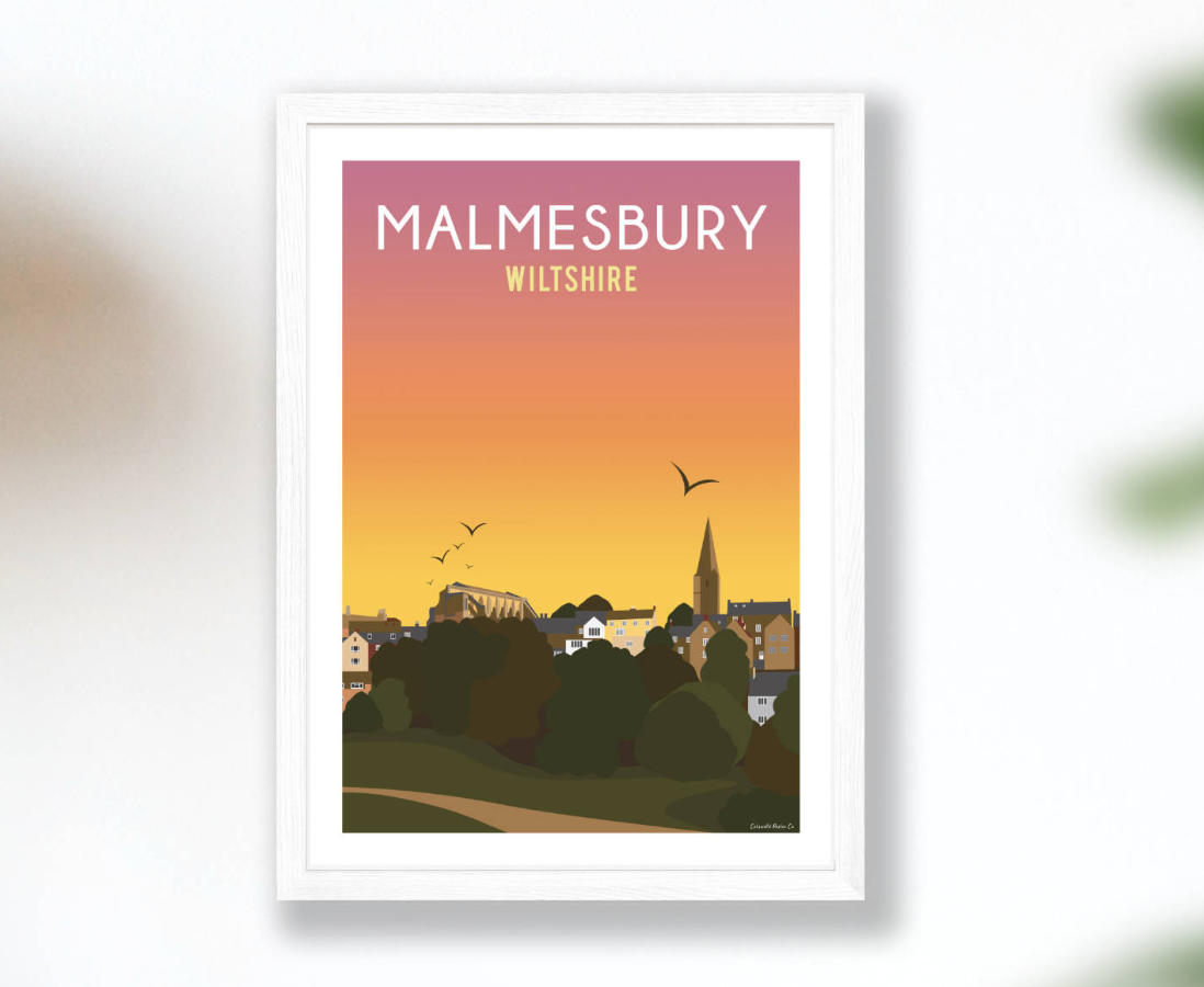 Framed poster of Malmesbury