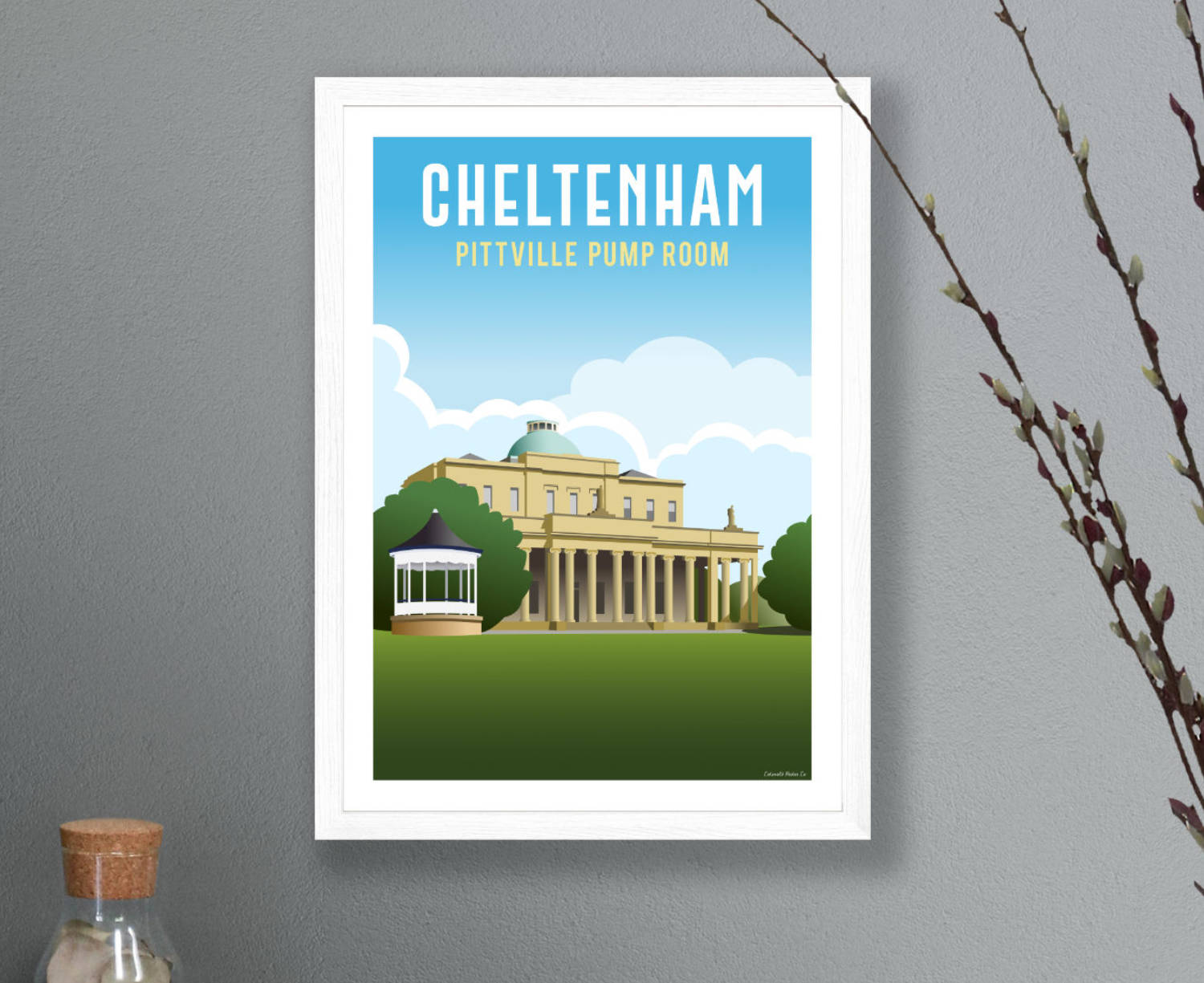 Cheltenham Pittville Poster Art