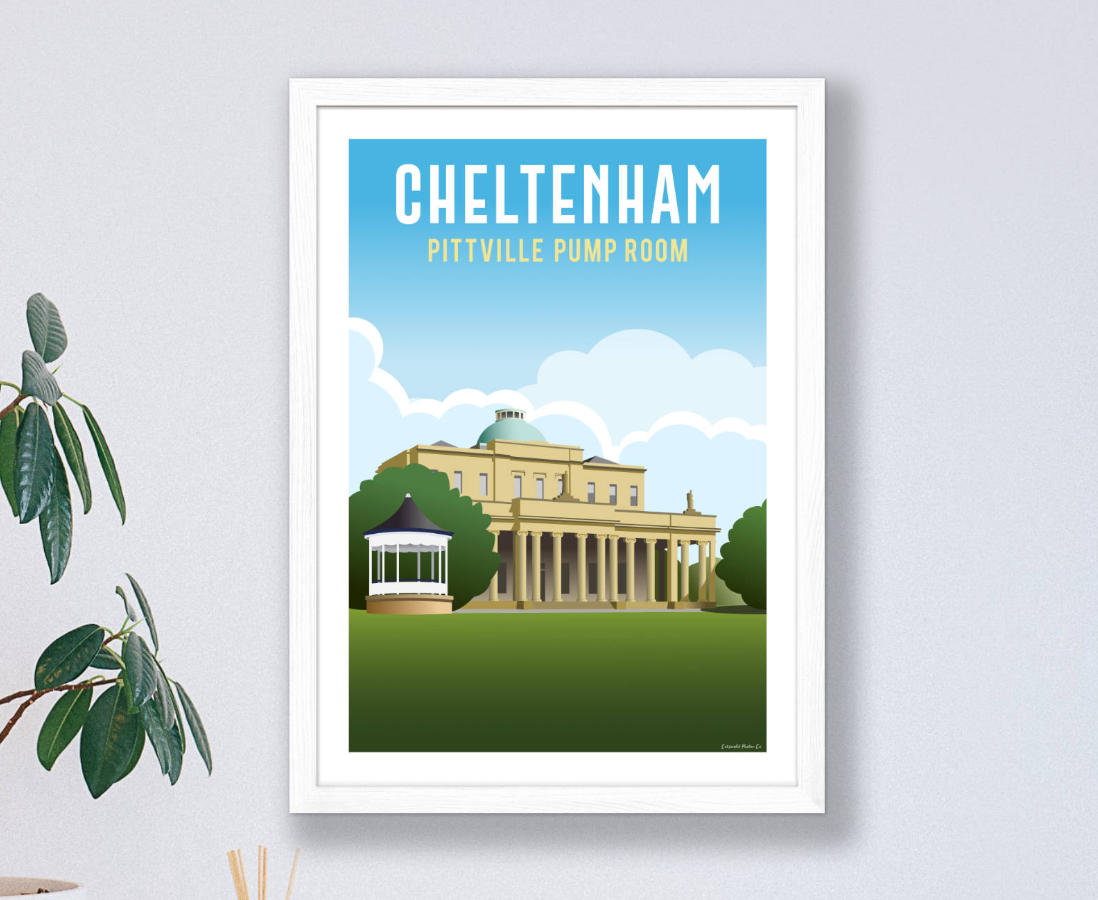 Framed poster of Cheltenham