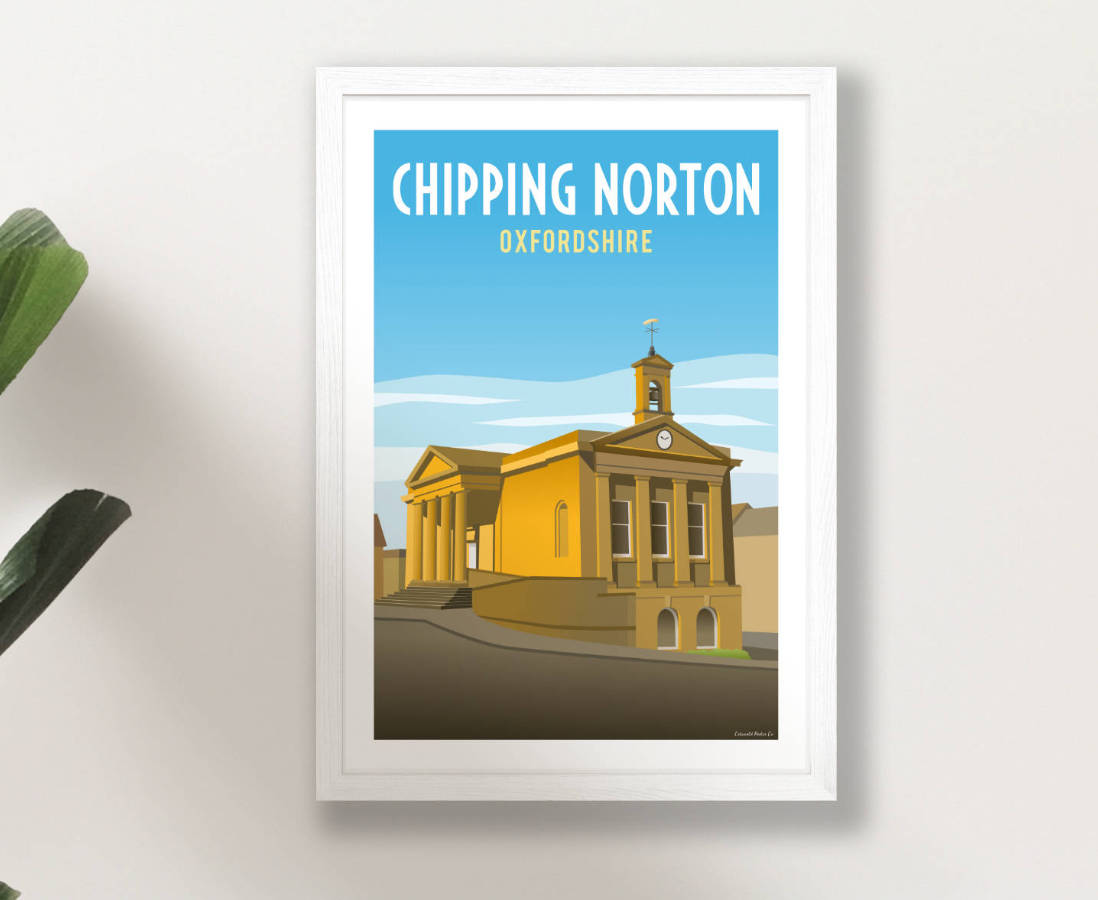 Chipping Norton Town Hall Poster Art