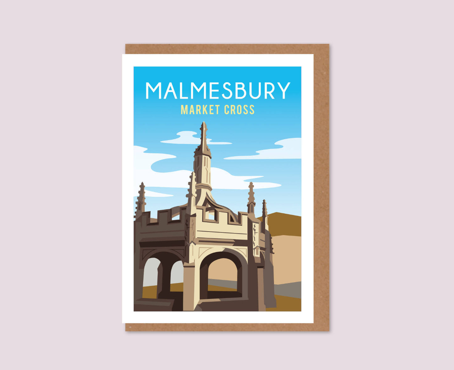 Malmesbury Market Cross Greeting Card