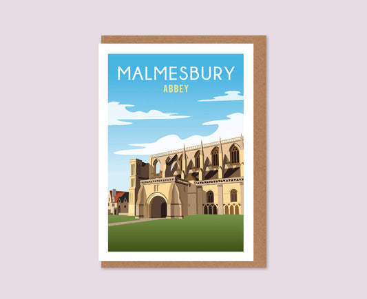 Malmesbury Abbey Greeting Card