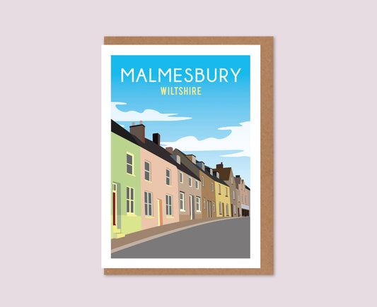 Malmesbury Street Greeting Card Design