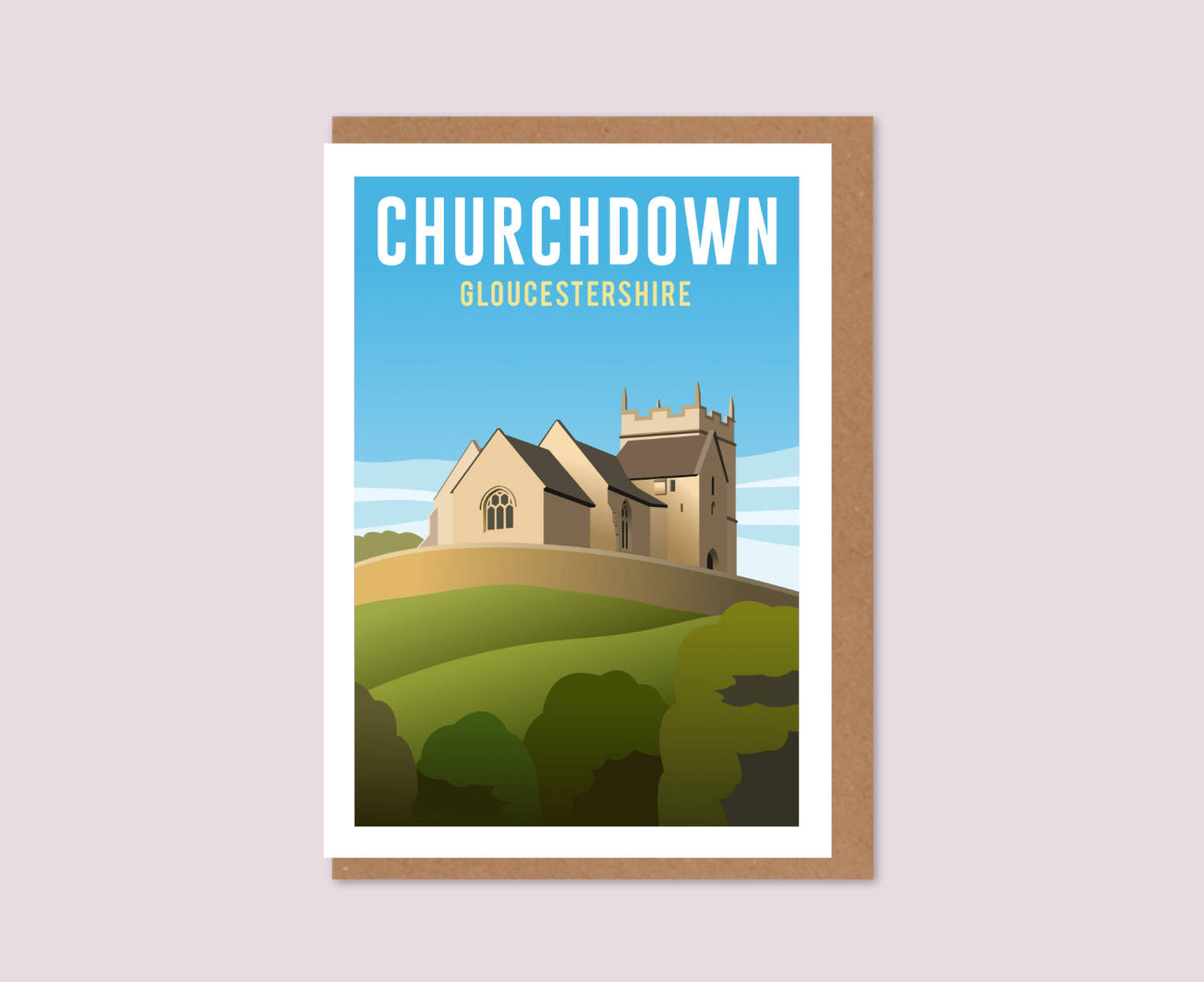 Churchdown Greeting Card design