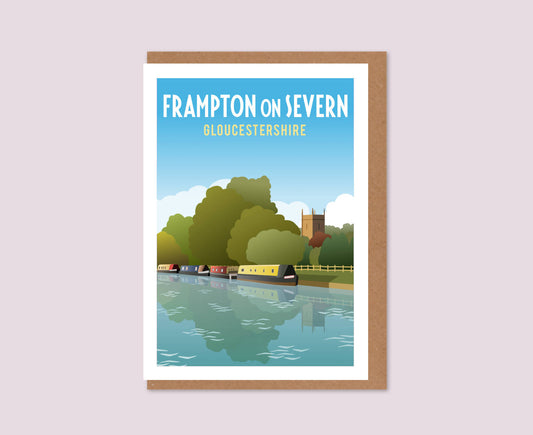 Frampton on Severn Greeting Card design