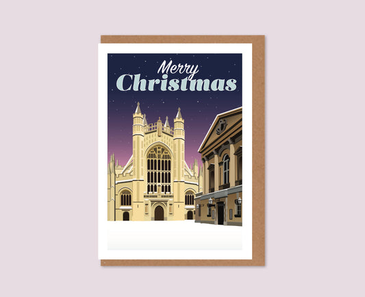 Bath Abbey Christmas Card