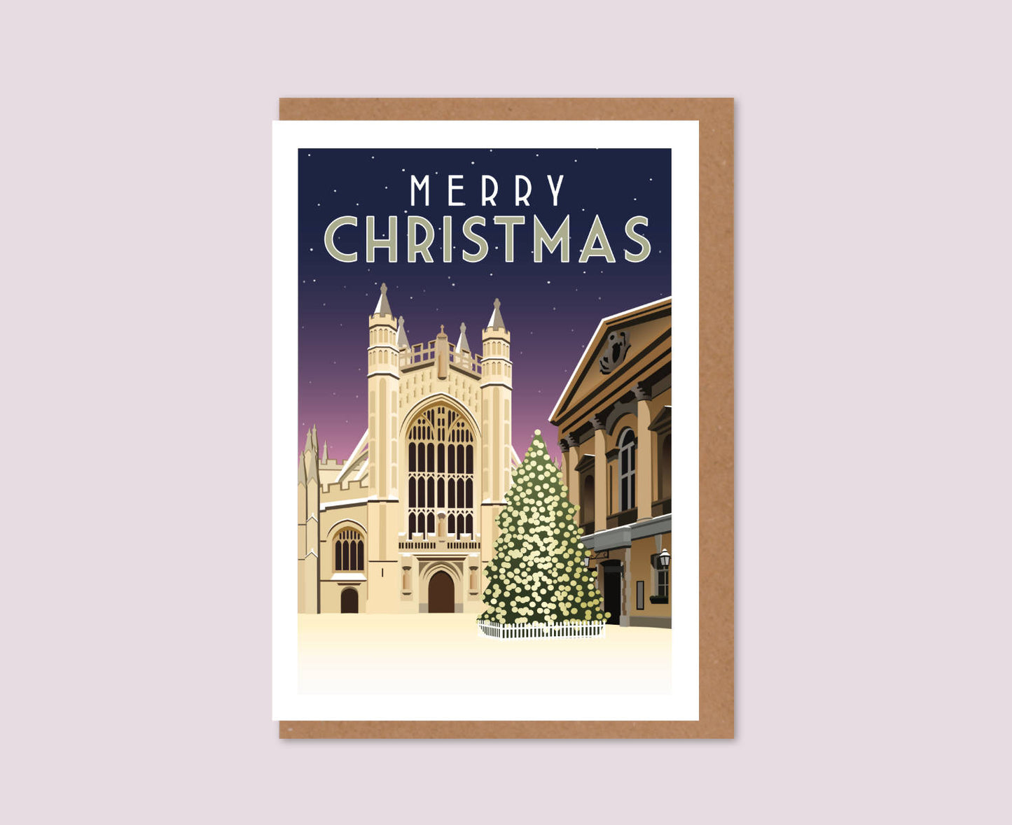 Bath Abbey Christmas Card