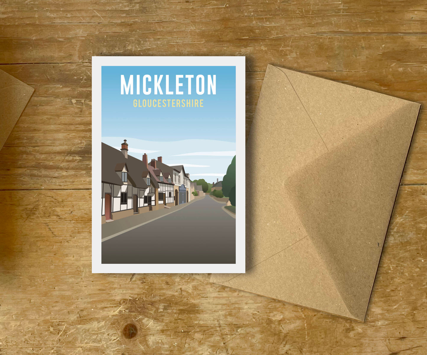 Mickleton A6 greeting card with envelope