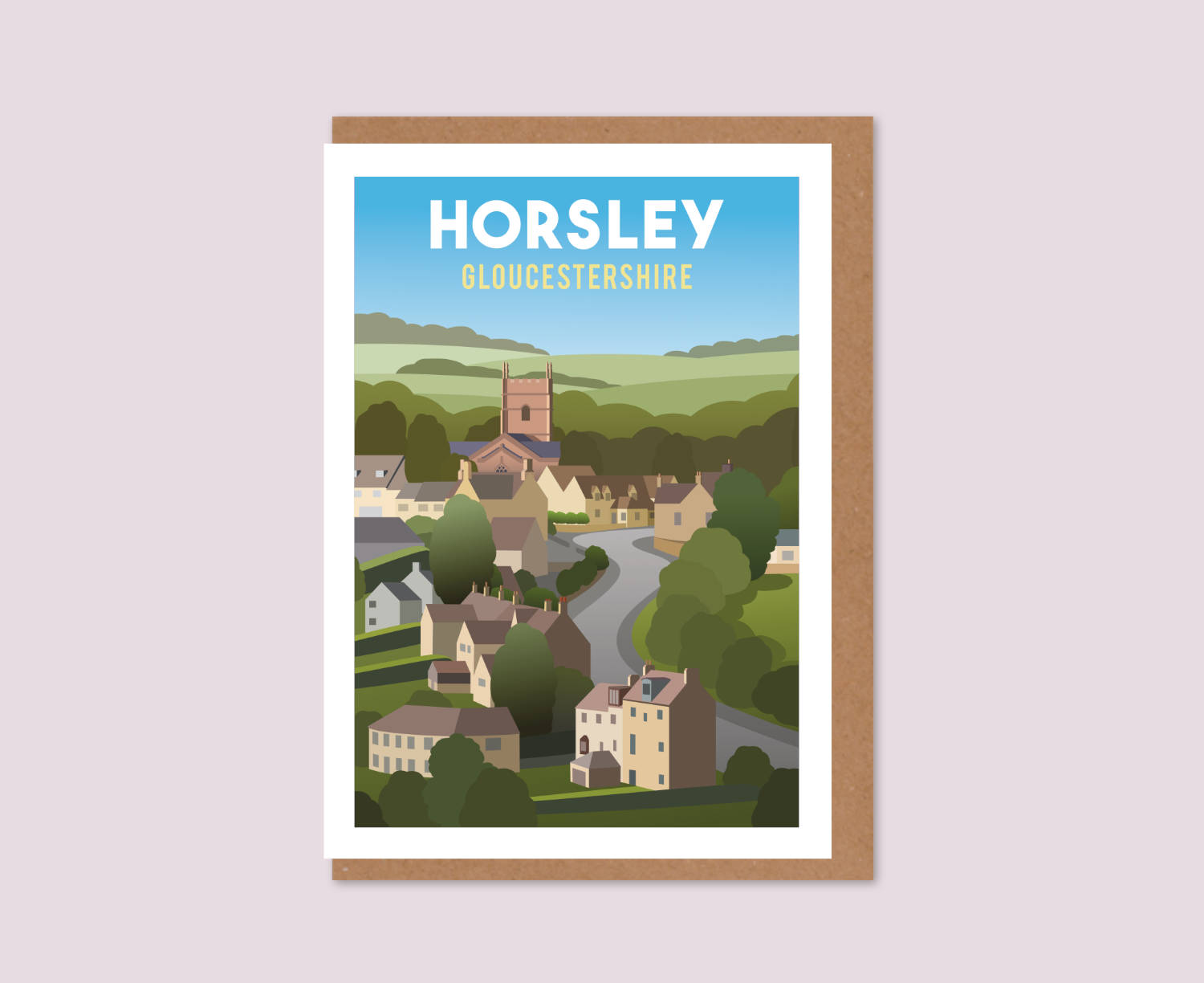 Horsley Greeting Card design