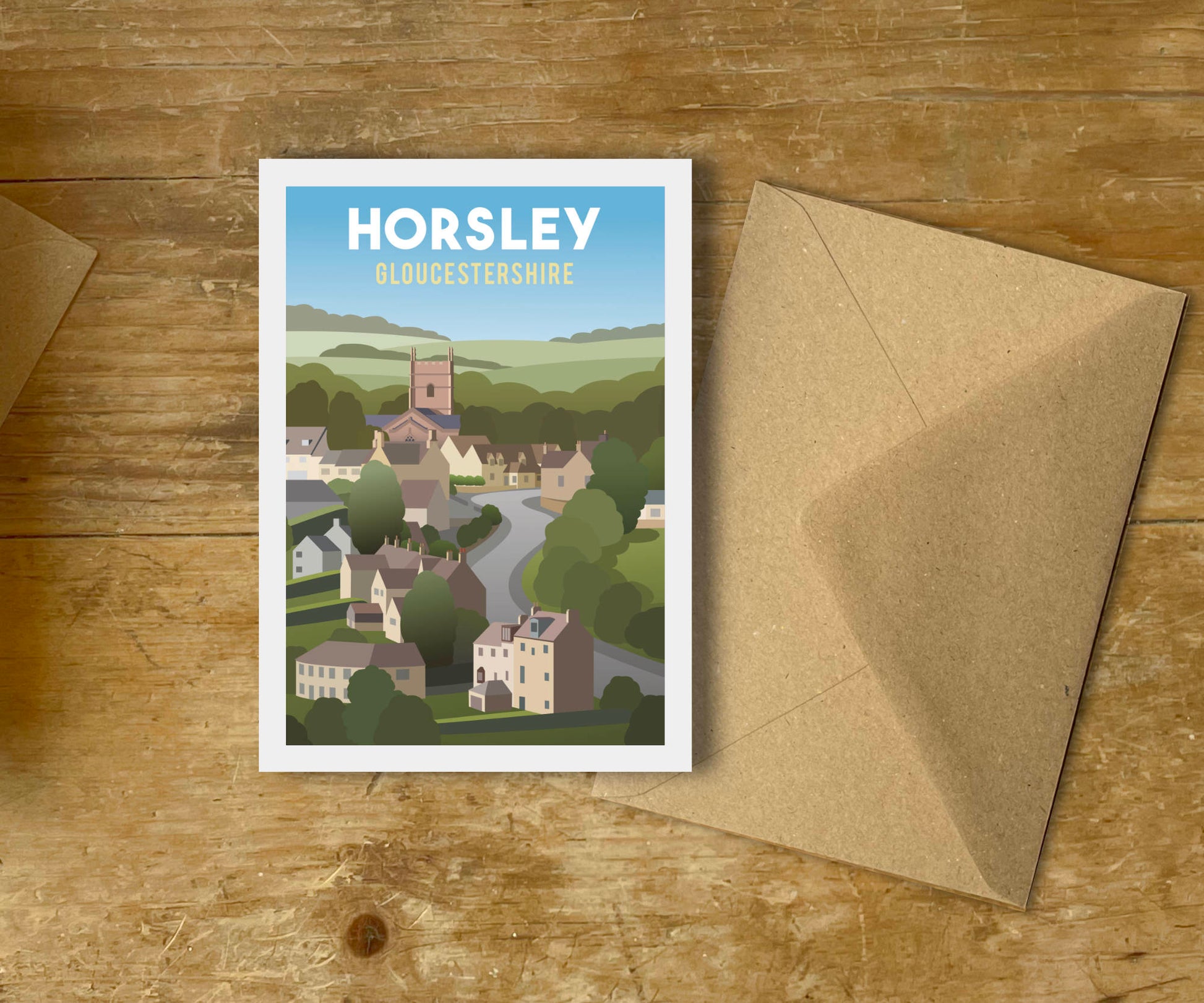 Horsley Greeting Card with envelope