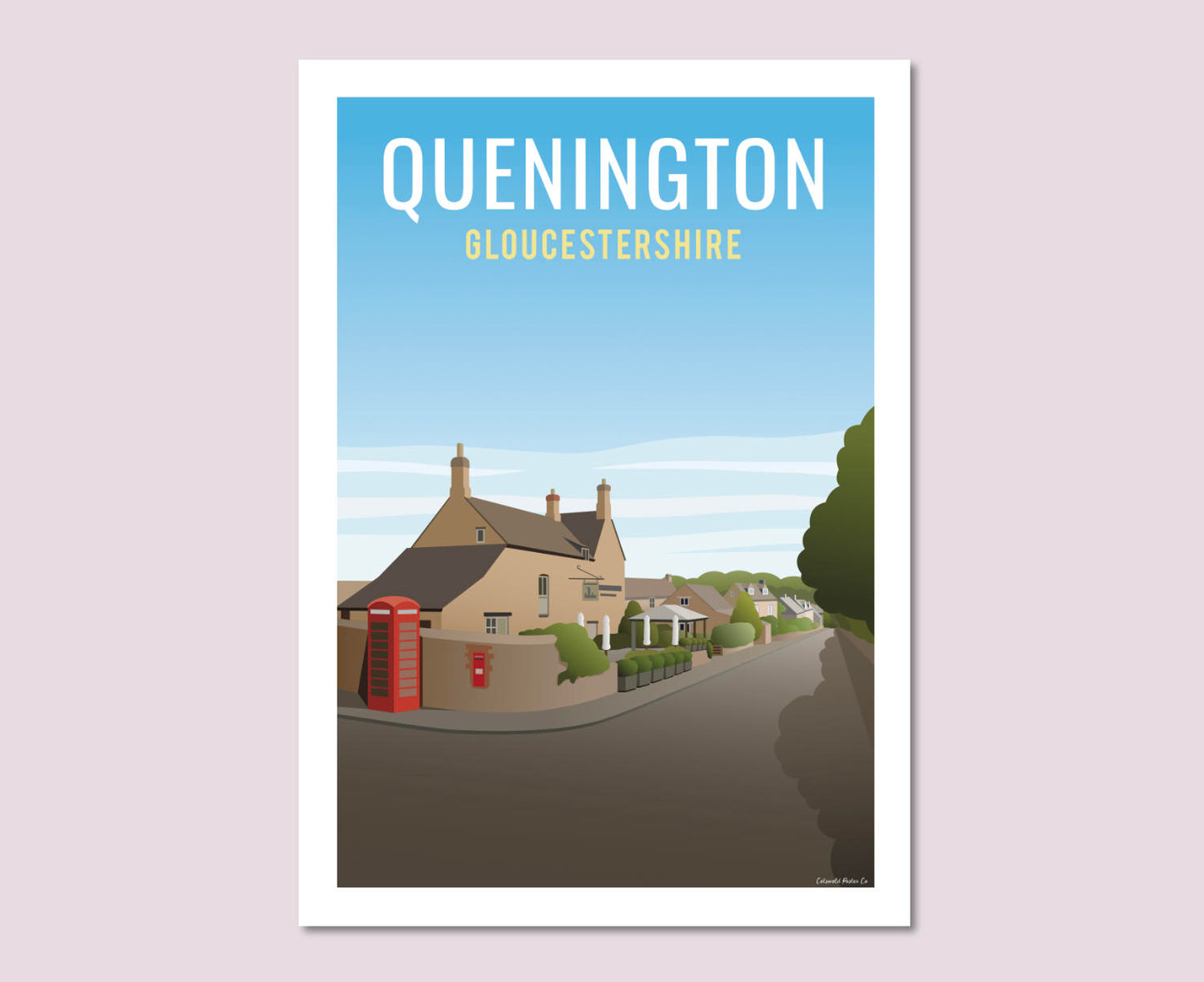 Quenington Poster design