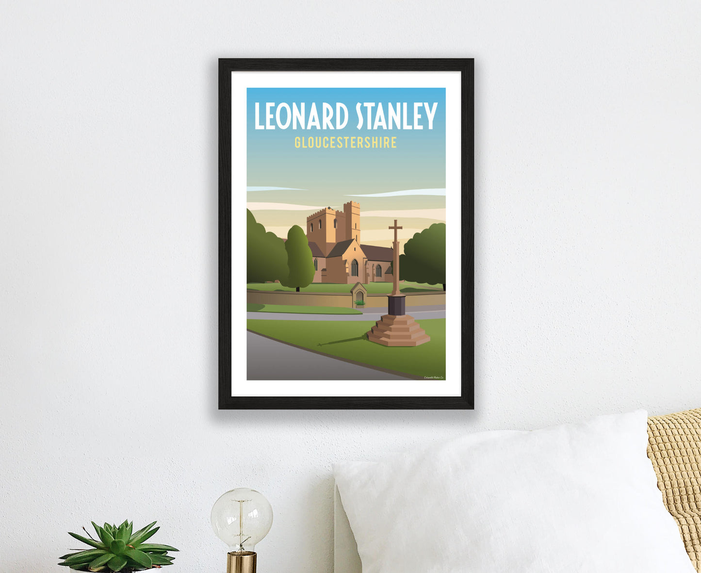 Leonard Stanley Poster in black frame