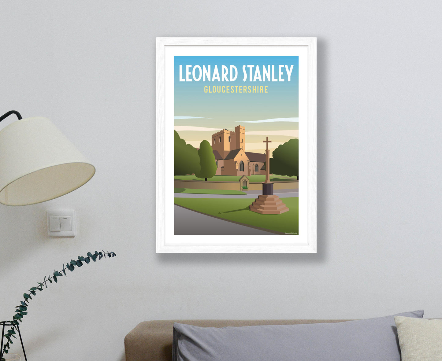 Leonard Stanley Poster in white frame