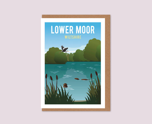 Lower Moor Greeting Card design