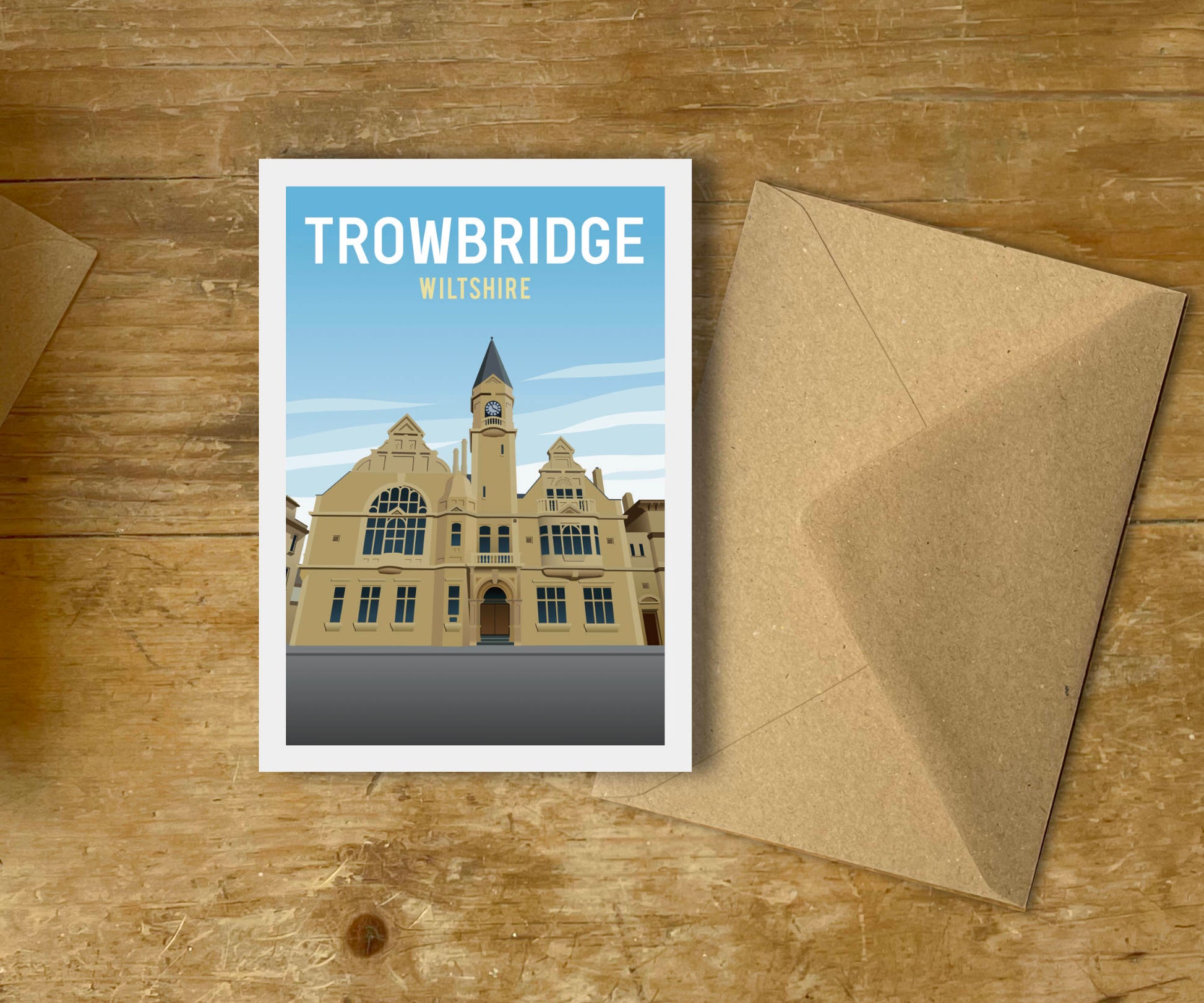 Trowbridge Greeting Card with envelope