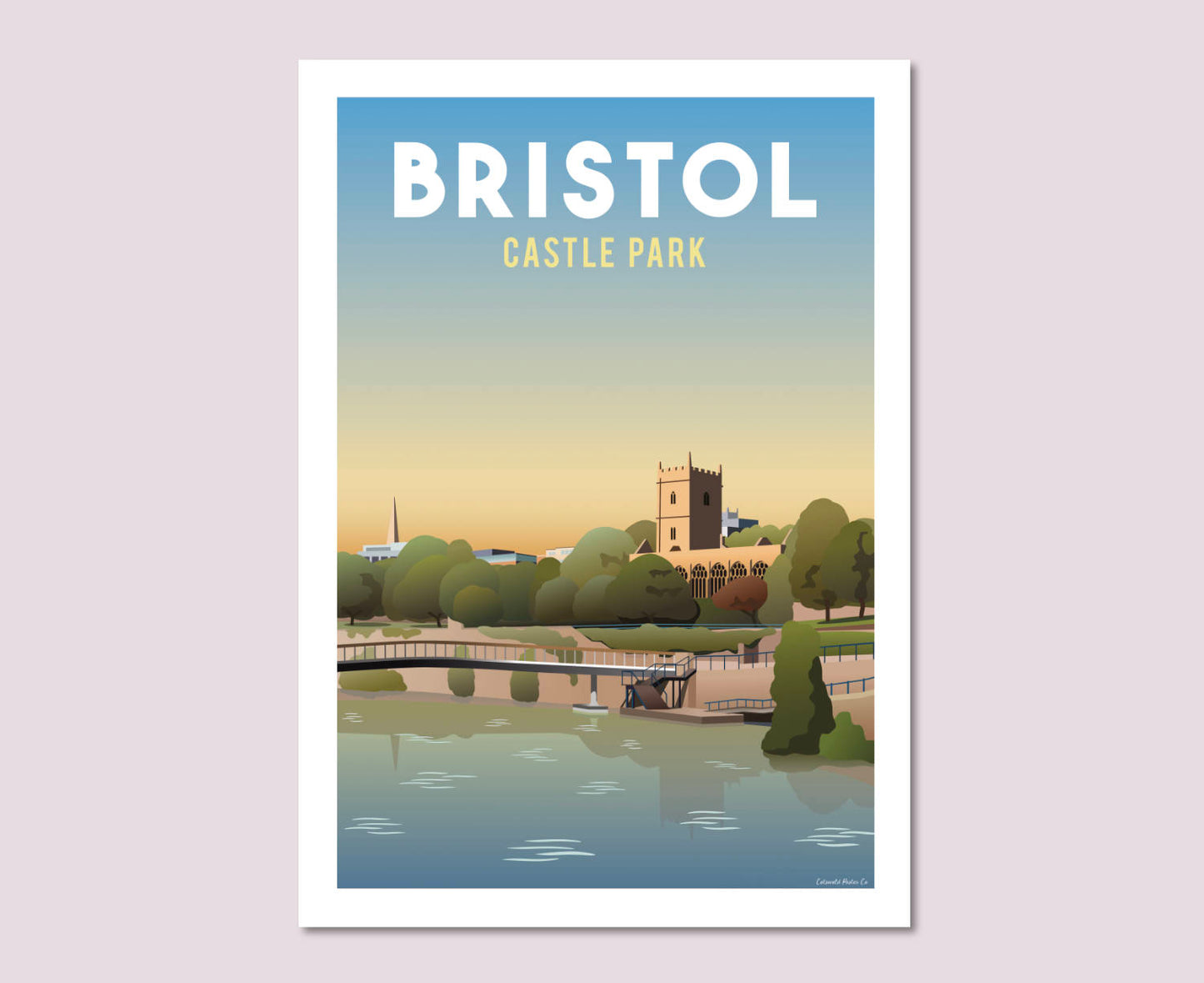 Bristol Castle Park Poster