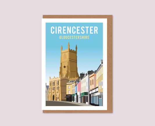 Cirencester Church Greeting Card Design