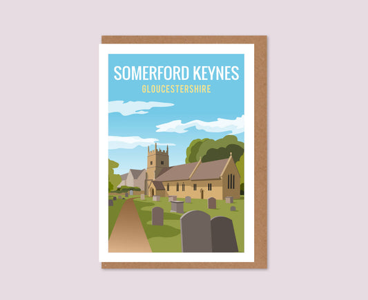 Somerford Keynes Greeting Card Design