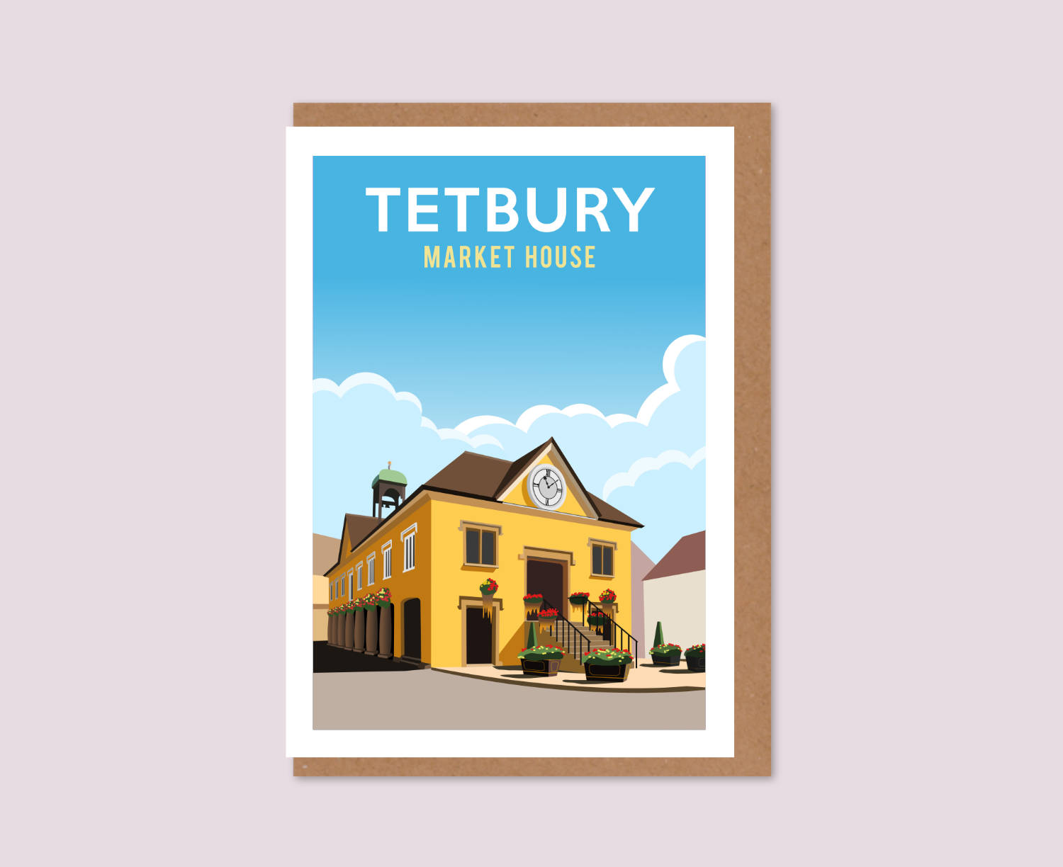 Tetbury Market Hall Greeting Card