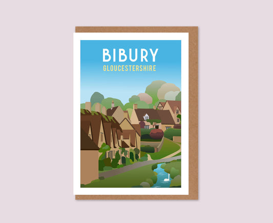 Bibury Greeting Card Design