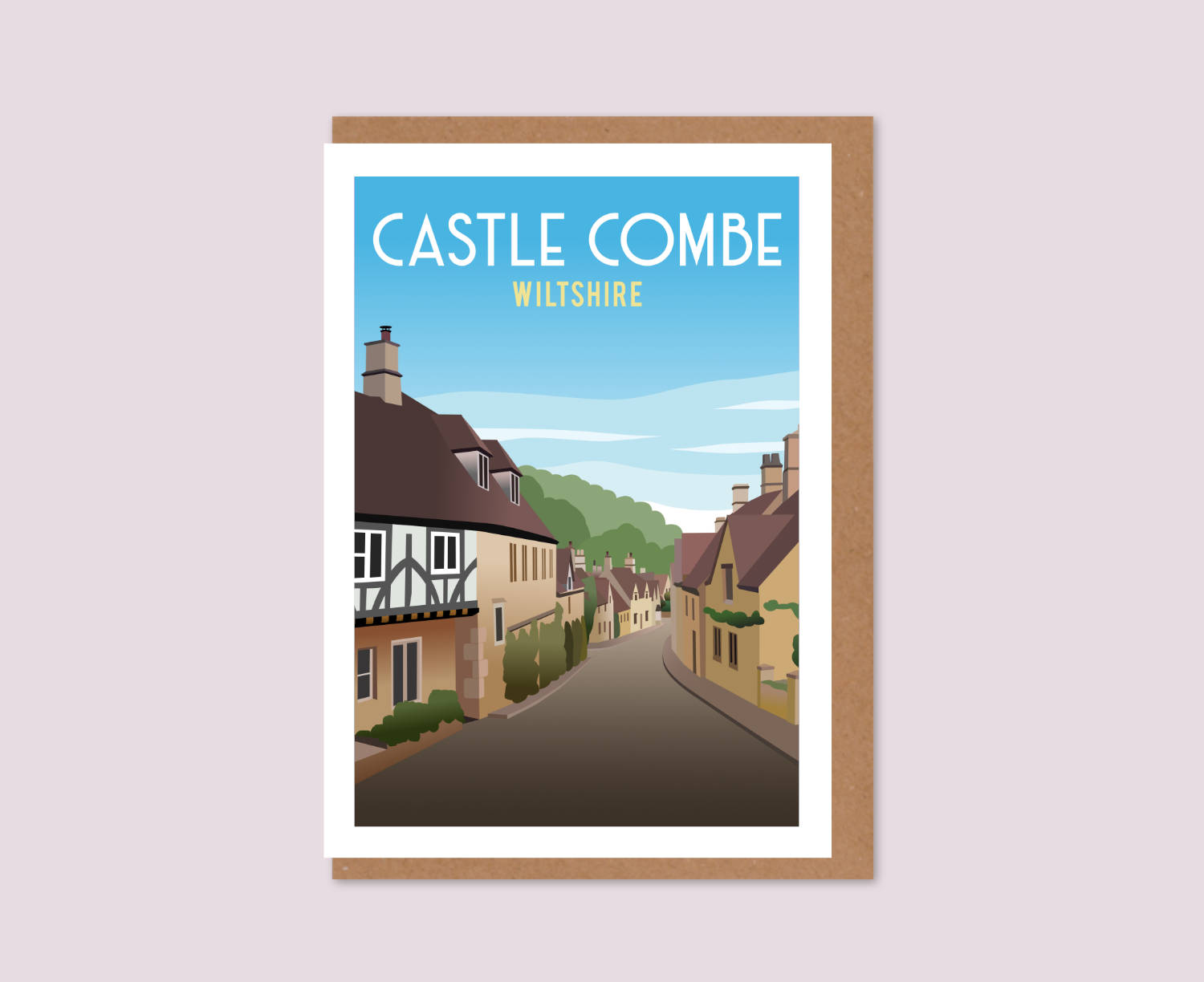 Castle Combe Greeting Card Design