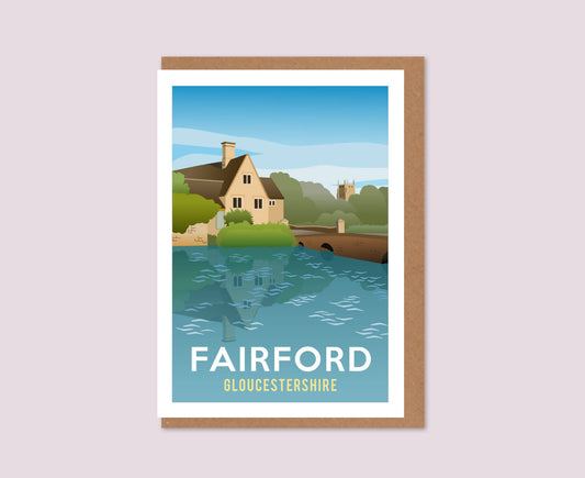 Fairford Mill Greeting Card Design