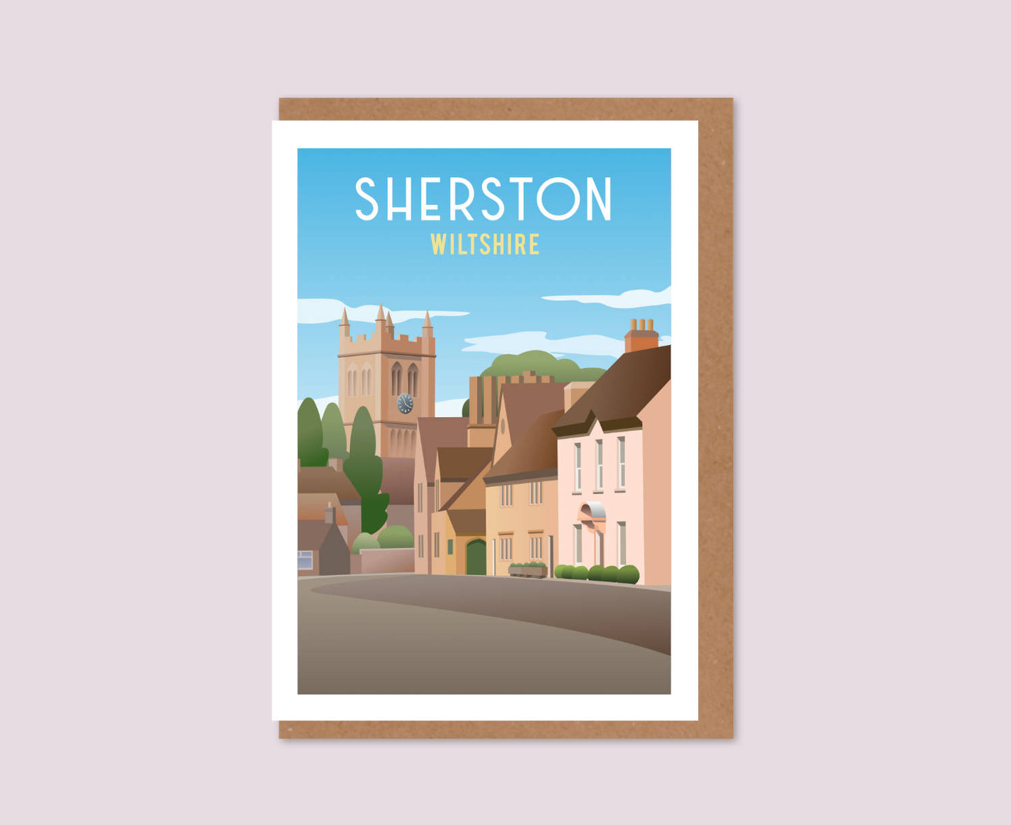 Sherston Greeting Card design
