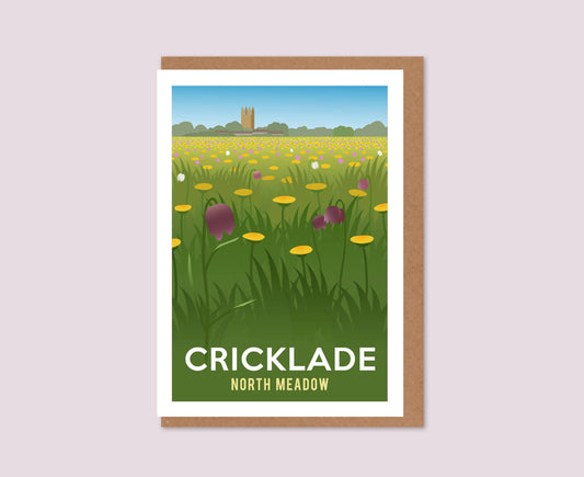 Cricklade Wildflowers Greeting Card Design