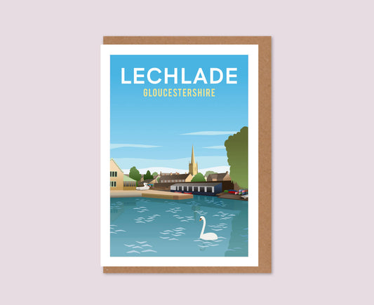 Lechlade Greeting Card Design