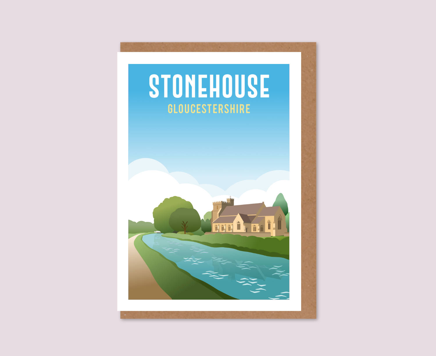 Stonehouse Greeting Card design