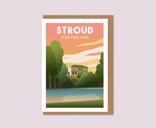 Stroud Stratford Park Greeting Card Design