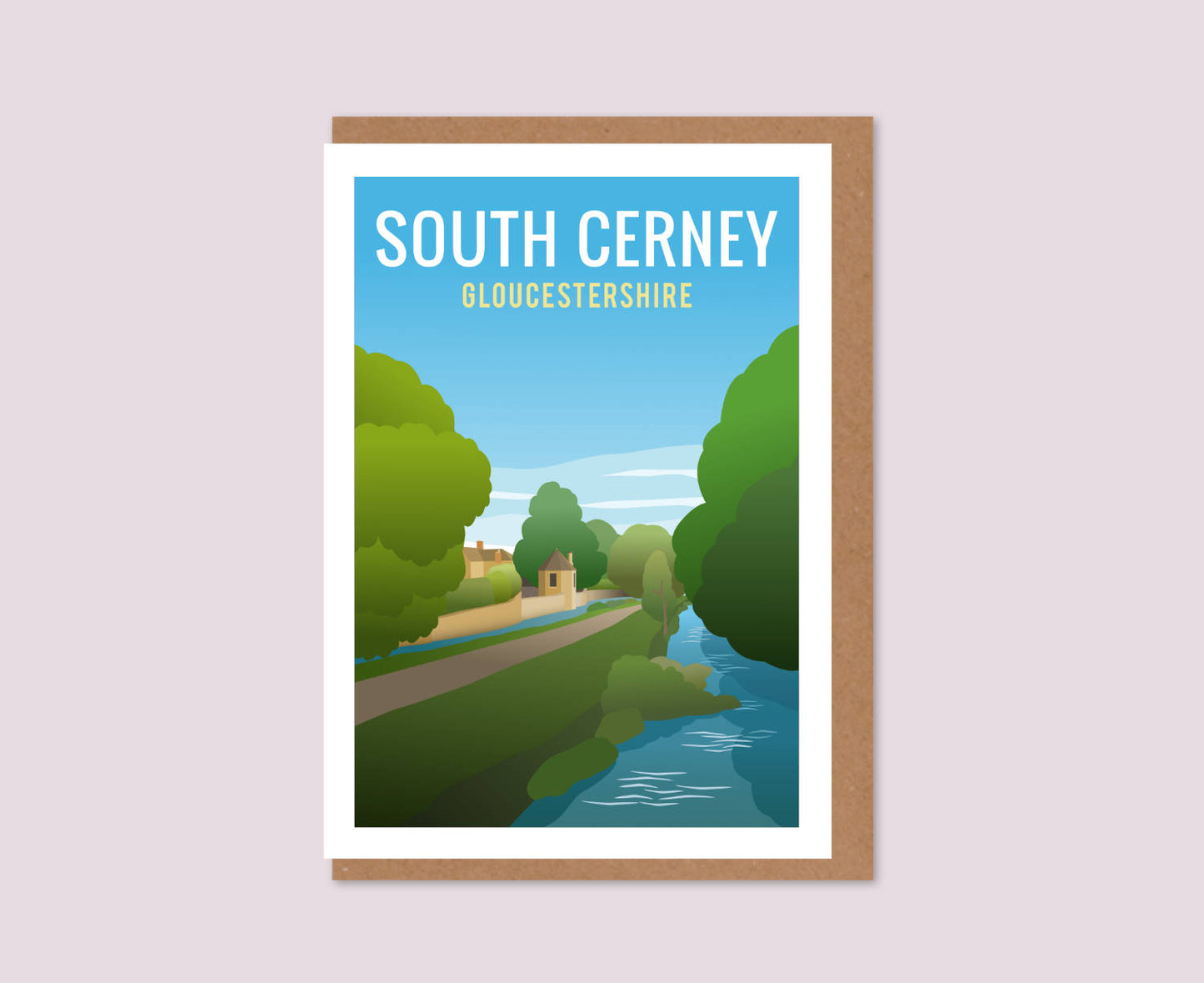 South Cerney Greeeting Card Design