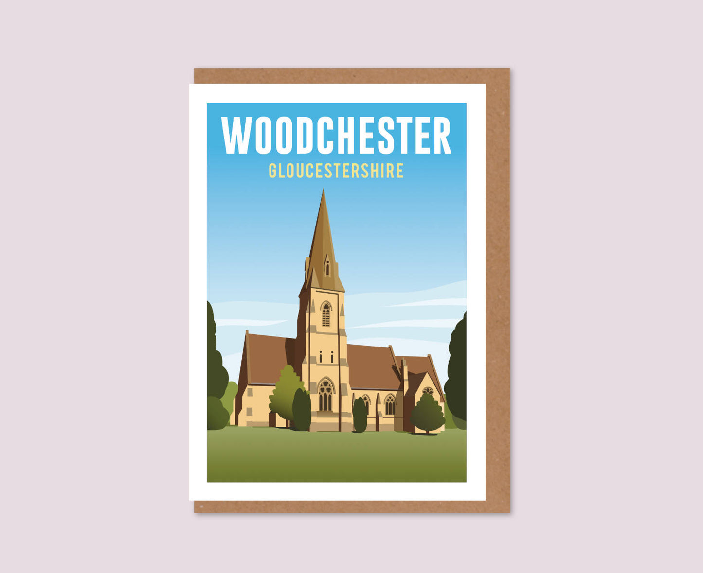 Woodchester Church Greeting Card Design