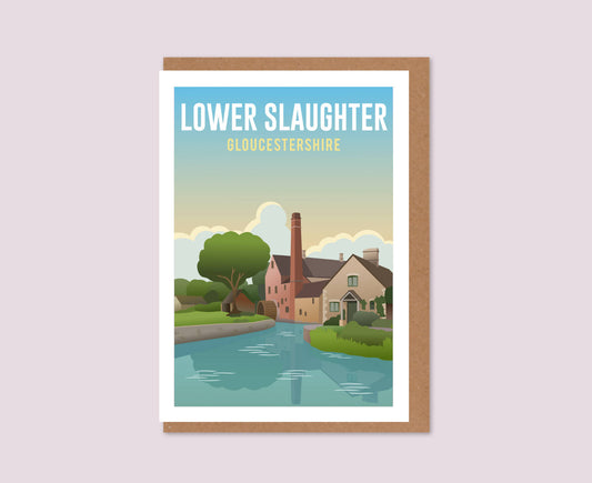 Lower Slaughter Greeting Card Design