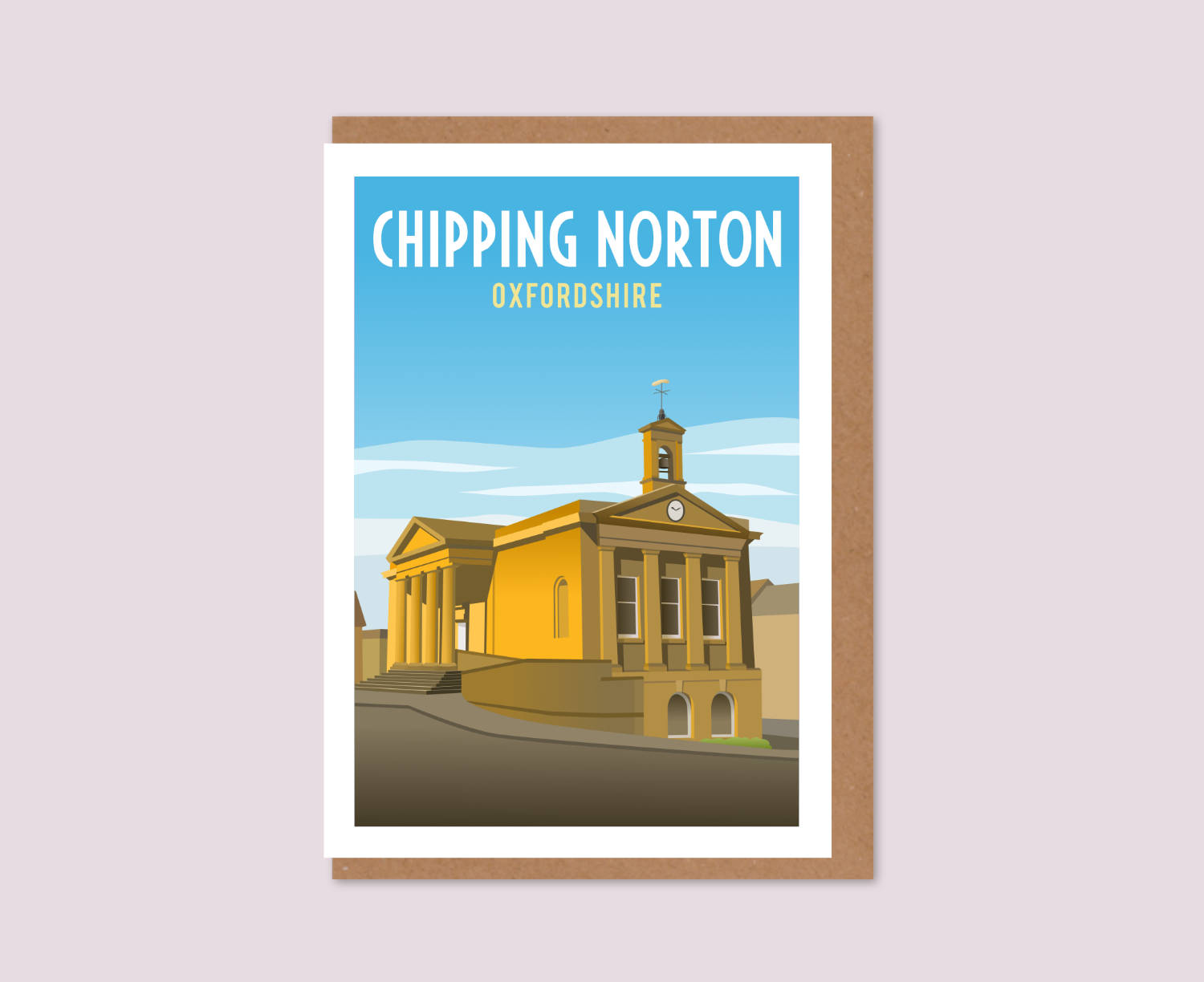 Chipping Norton Town Hall Greeting Card