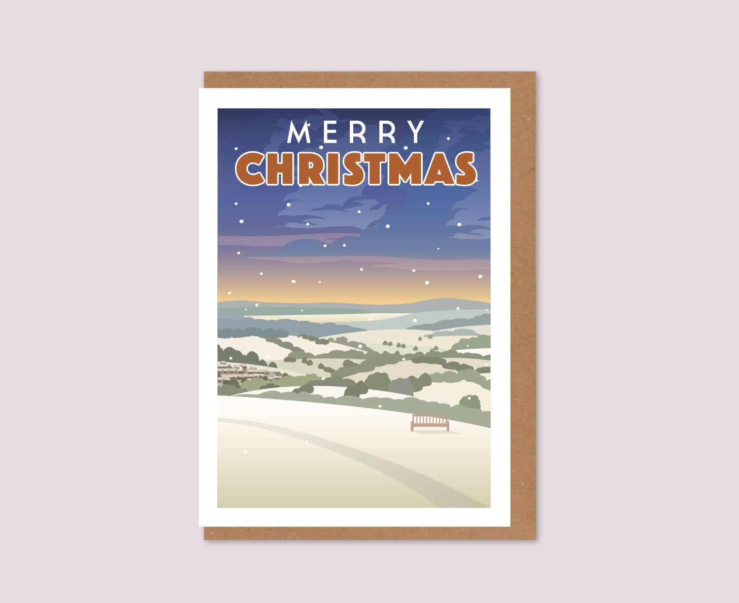 Selsley Common Christmas Card design