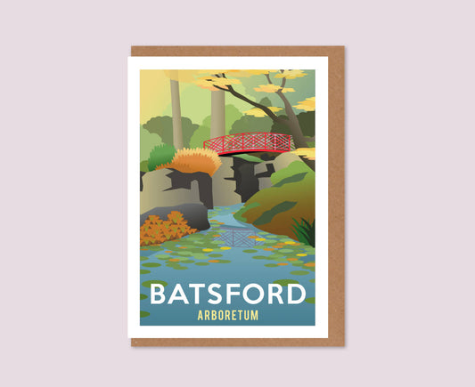 Batsford Arboretum Greeting Card Design