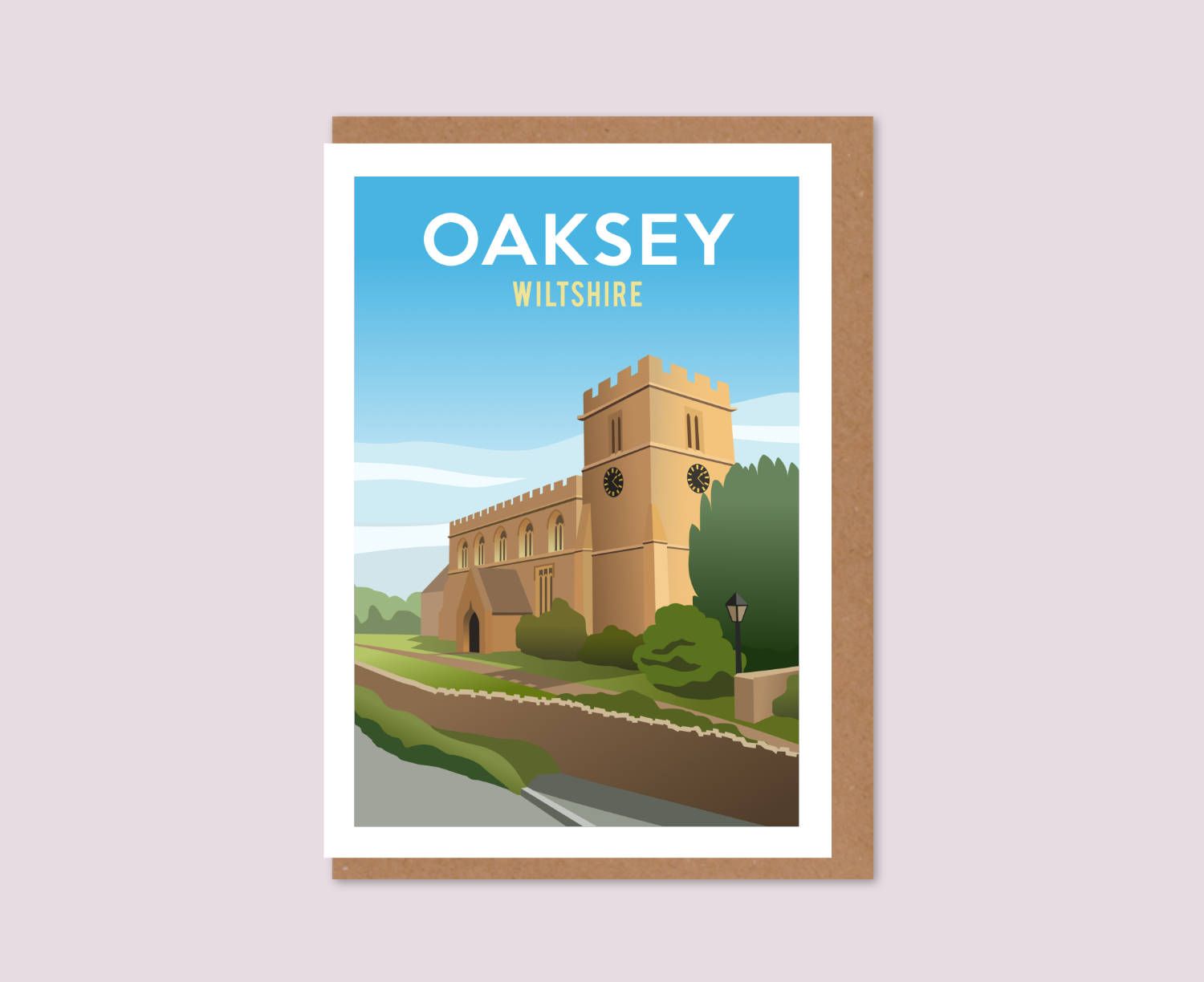 Oaksey Greeting Card Design