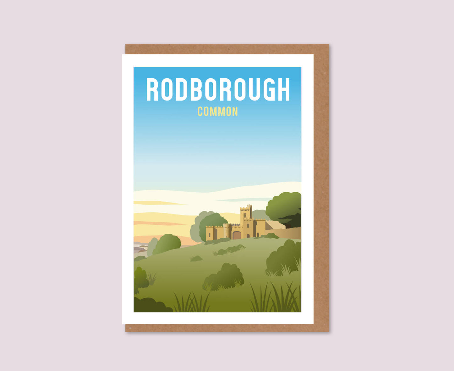 Rodborough Common Fort Greeting Card